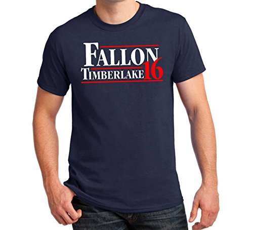 Election 2016 Fallon Timberlake for President 16 Navy T Shirt (X-Large)