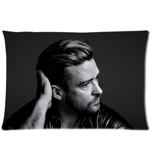 Custom Justin Timberlake Pillowcase Standard Size Design Cotton Pillow Case