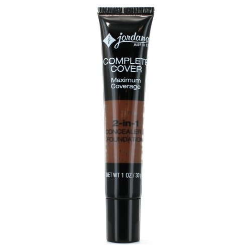 

(3 Pack) JORDANA Complete Cover 2-in-1 Concealer & Foundation - Mahogany
