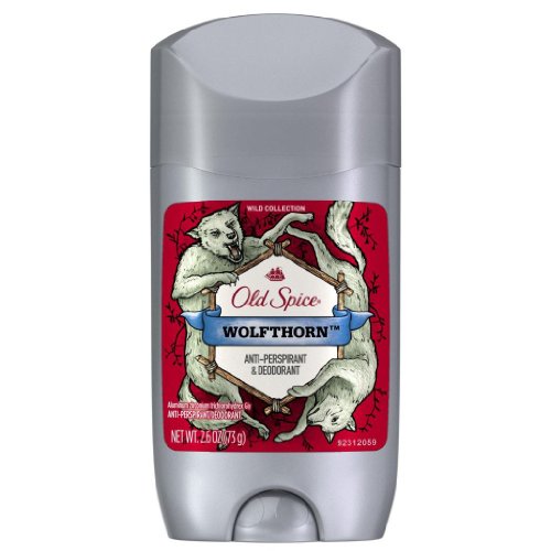 Old Spice Wild Collection Wolfthorn Scent Men's Invisible Solid Anti-Perspirant & Deodorant 2.6 Oz