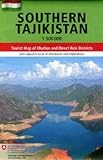 Gecko Maps, Southern Tajikistan / Süd-Tadschikistan, Uzbekistan / Usbekistan, Afghanistan, topographische Karte 1:500.000, mit Stadtplan von Khatlon und zahlreichen Infos über Natur, Geschichte, Kultur,...