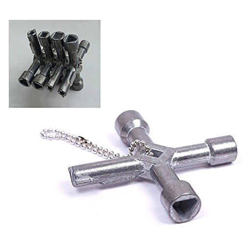 New Cross Train Electrical Cabinet Elevator Key Alloy Triangle Square