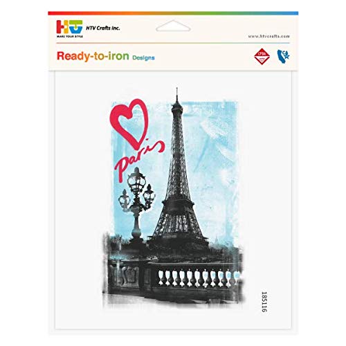 Algopix Similar Product 19 - Iron On Designs 8.5"x7.5" (Paris)