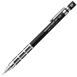 ぺんてる シャープペン グラフ1000CS XPG1003CSA 0.3mm ブラック軸