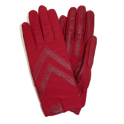 totes ISOTONER Womens Unlined Leather Palm Driving Gloves (Pack of 2)