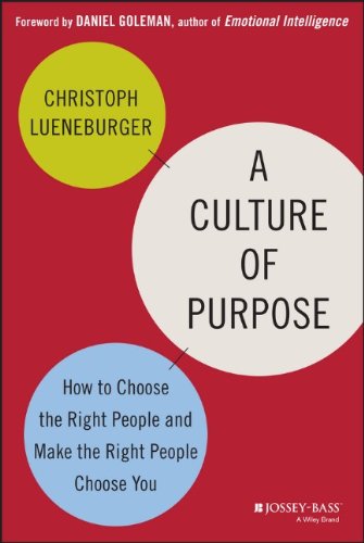 A Culture of Purpose: How to Choose the Right People and Make the Right People Choose You by Christoph Lueneburger