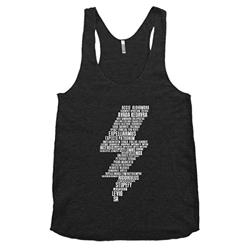 Moment Gear Harry Potter Spells Lightning Bolt Womens Racerback Tank