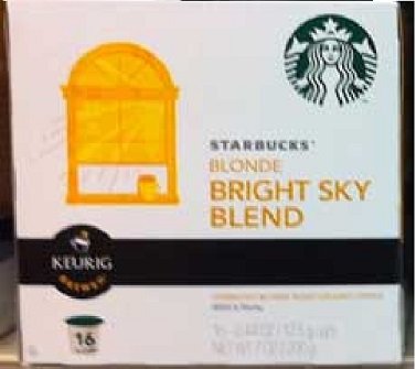 New Starbucks Blonde Bright Sky Blend - 16 Count K Cups