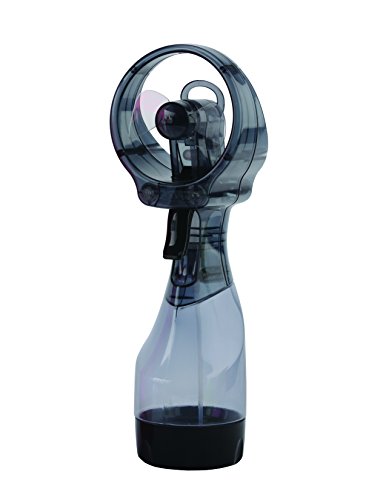 

O2Cool Deluxe Misting Fan, Transparent Grey