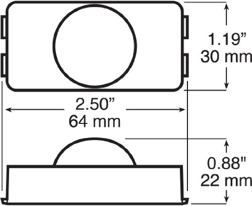 

Peterson Manufacturing 153C-P White 2.5" 1-Diode LED Utility/License Plate Light