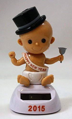 Solar Powered Dancing New Years Baby - 2015 Edition