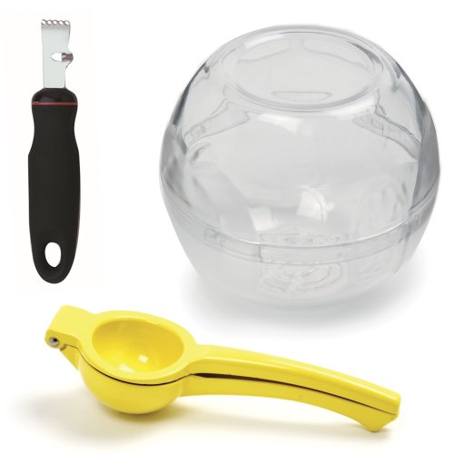 

Lemon / Lime Juicer Kit Including Norpro Lemon Juicer, Norpro Grip Ez Zester and Fruit/ Vegetable Keeper