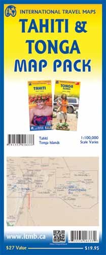 Algopix Similar Product 2 - Map Pack - Tahiti & Tonga