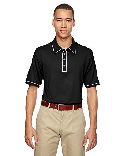 Algopix Similar Product 8 - adidas Golf Mens Puremotion Piped Polo