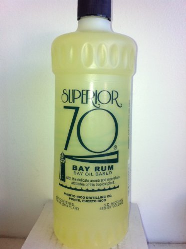 Superior 70 Bay Rum Alcohol 25.4 Fl Oz (750 Ml)