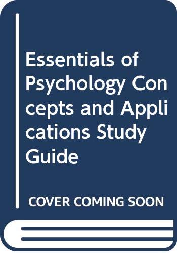 Essentials of Psychology Concepts and Applications Study Guide by Jeffrey S. Nevid