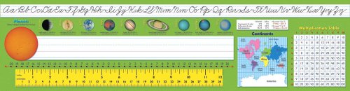 Traditional Cursive, Intermediate Nameplates (All-In-One Desk Plates)