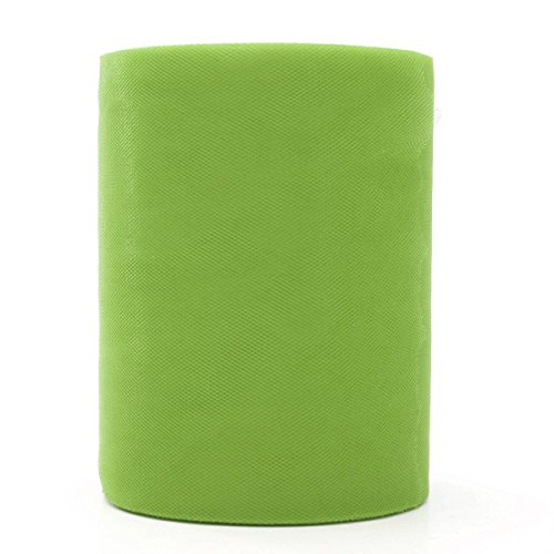KING DO WAY Tulle Roll Spool 6 Inch x 100 Yards (300FT) Wedding Party Decoration Green