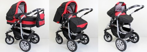 Kinderwagen Coral - Kombikinderwagen 3 in 1 Komplettset 