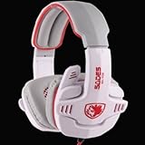 Sades Stereo Gaming Game Headset Headphone Headband Pc Notebook Pro Headset with Microphone & Remoter Headset Sa-708