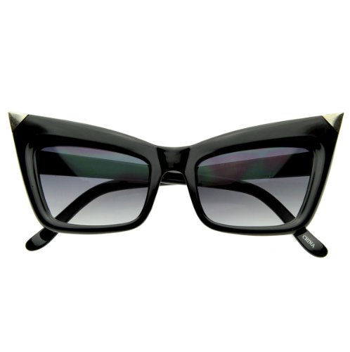 zeroUV - Super Cateye NYC Designer Inspired Fashion Cat Eye Sharp High-Pointed Sunglasses