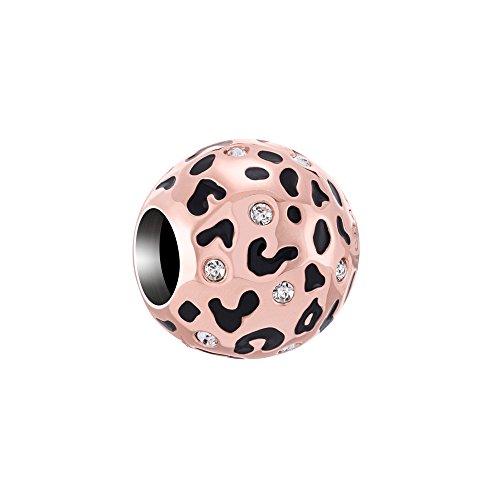 Algopix Similar Product 1 - Chamilia Womens Leopard Print Charm 