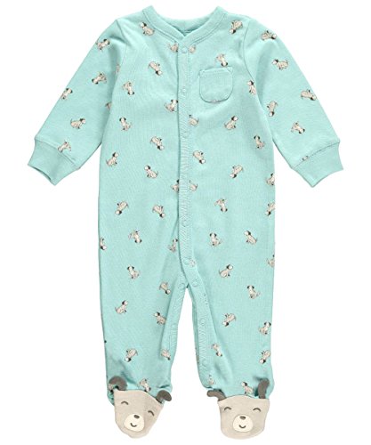 Carter's Baby Boys' Print Footie (Baby) - Heather