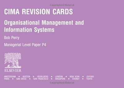CIMA Revision Cards: Organisational Management and Information Systems