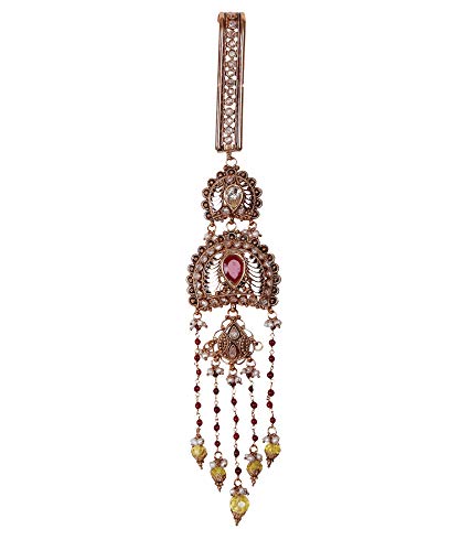 Algopix Similar Product 11 - Traditsiya Red Lime Green Beads Polki