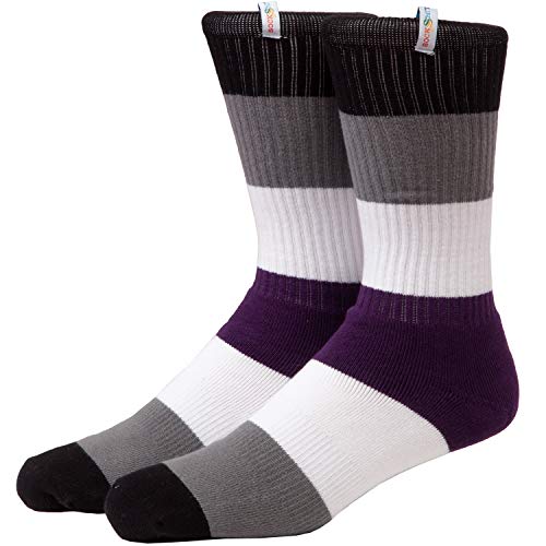 Algopix Similar Product 1 - Socksmith LGBTQ Pride Adult Crew Socks