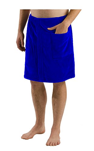 byLora, Terry Cotton Men's Wrap, Bathwrap