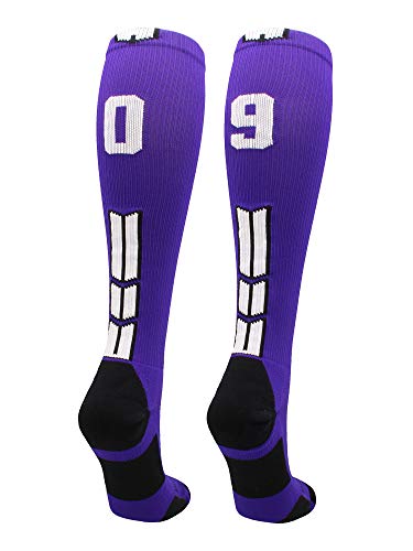 Algopix Similar Product 11 - MadSportsStuff Player Id Number Socks