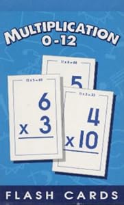Multiplication 0-12 Flash Cards