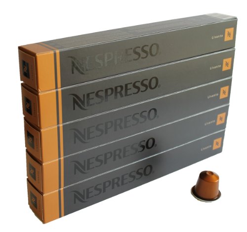 shop for 50 livanto nespresso capsules espresso lungo from