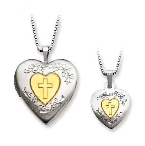 Algopix Similar Product 14 - Sterling Silver Goldplated Heart Mom