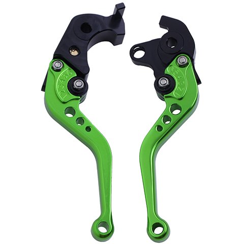 

One pair of Green CNC Aluminum Short Motor Sport Clutch Brake Levers Set for KAWASAKI ZX10R 2006 2007 2008 2009 2010 2011 2012 (K-828/F-88)