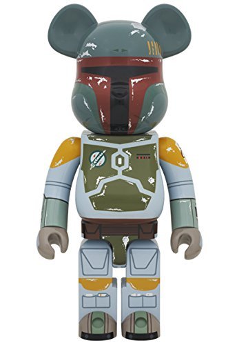 BE@RBRICK BAPE(R) BOBA FETT 100％ & 400％ Medicom Toy BEARBRICK BAPE X