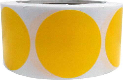 Yellow Color Coding Dot Labels 2