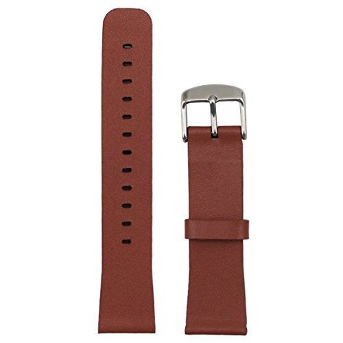 Elk Soft Genuine Leather Buckle Watchband Replacement for Apple Watch 42mm (Brown)