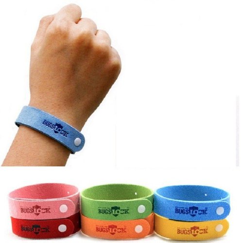 虫除け　蚊除け　バンド　10個セット　赤ちゃんでも安心　安全天然成分 【並行輸入品】