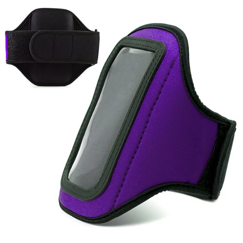 

Neoprene WaterResistant Complete Sports Workout Adjustable 11 to 19 inch Armband With Key Holder for Sony Xperia Sola & Xperia P Play Android Smart Phone + Includes a Rapid Travel Car Charger + Includes a Rapid Travel Home Wall Charger + Includes an eBig