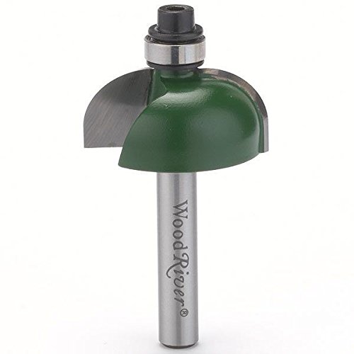 

WoodRiver Cove Router Bit, 1/4"SH 3/8"R