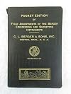 Pocket Edition Field Adjustments of Berger Engineering & Surveying Instruments