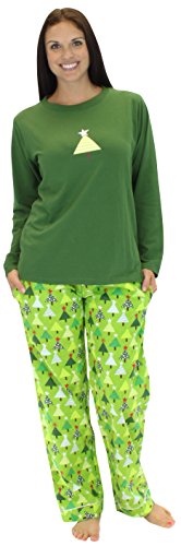 SleepytimePjs Women's Christmas Flannel Pajama Sets