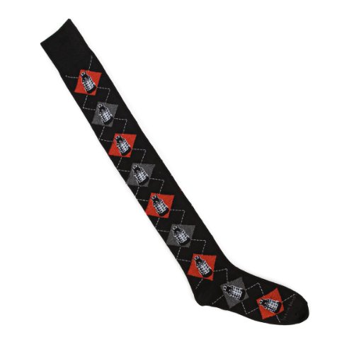 Doctor Who Ladies Over the Knee Socks Shoe Size 4-10 Drw-196