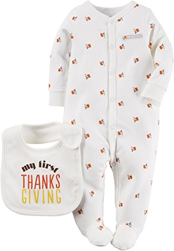 Carter's Unisex Baby Thanksgiving Sleep & Play Set