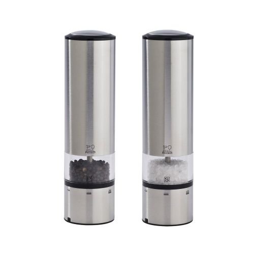 Peugeot Elis Sense Duo Electric Pepper and Salt Mill with Alpha Tray