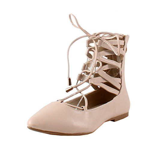 West Blvd Naples Ballet Lace Up Flats