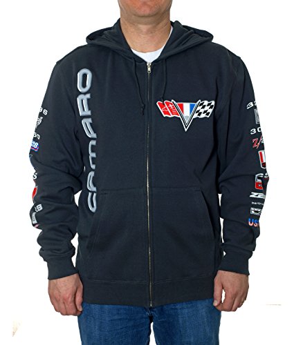Chevy Camaro Collage Hoodie Charcoal