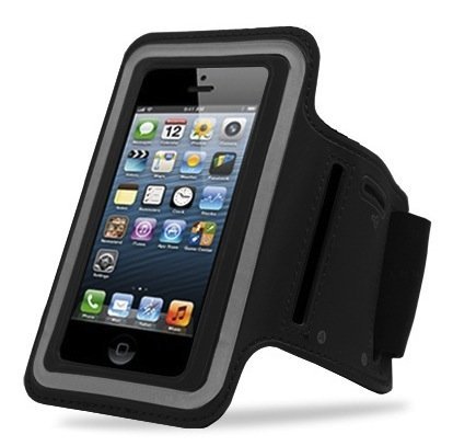 iPhone5対応 スポーツ アームバンド (ブラック)